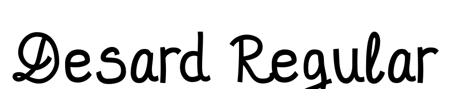 Desard Regular Font Download Free